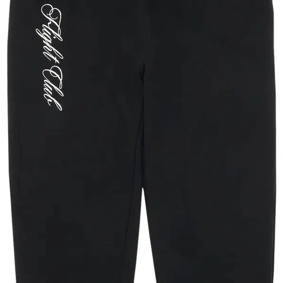 “Flight Club” Black Sweat Suit Lounge Set - Picture 2 of 6